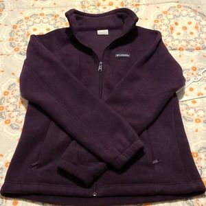 Purple Columbia fleece zip up
